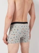 Трусы (3шт) Basic Collection L салатово черная полоска, светло серый меланж, серый с рисунком 1438092852 - изображение 4