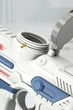 Дитячий іграшковий водяний пістолет Water Gun Space 200 мл на акумуляторі біло-синій "S" (82965555) - зображення 2
