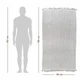 Вафельное полотенце Lovely Svi - хлопок - для ванной, отелей, спа - XXL 90х181 см -Серый - изображение 4