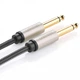 Кабель межблочный Ugreen AV128 6.3 mm to 6.3 mm Audio Cable Braided, 1 m Gray 10636 - изображение 3