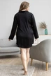 Ночная рубашка на пуговицах XXL+ Р1385 Чорный, 3XL (52-54) - изображение 5