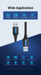 Кабель Vention USB Type A 3.0 to USB Type A 3.0 5 Гбіт/с 2A/5V 1.5 м Black (CONBG) - зображення 2