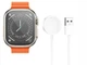 Смарт годинник Borofone BD3 Ultra smart watch(call version) Black водонепроникний помаранчевий для спорту - изображение 4