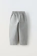 Подростковые брюки поплиновые Zara 6917/964 140 см Серый - изображение 3
