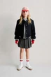 Подростковая куртка-бомбер Zara 8491/707 164 см Синий - изображение 7