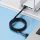 Кабель Baseus high Speed Six types of RJ45 Gigabit network flat cable 1 метр чорний PCWL-B01 - изображение 6