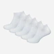 Набор женских носков коротких хлопковых Лео Delicate silk 36-40 5 пар Белый (ROZ6501011759) - изображение 1