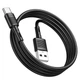 Кабель силиконовый HOCO Type-C Victory charging data cable X83 1 м черный - изображение 5