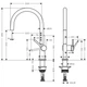 Смеситель для кухни Hansgrohe Talis 72804670 - изображение 2