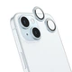 Защитное стекло для камеры iPhone 15 и iPhone 15 Plus Hoco V14 3D metal frame lens film. Blue - изображение 1
