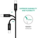 Кабель для принтера Type-C сканера на USB-B UGREEN Print Cable (1m, USB 2.0). Black - зображення 3
