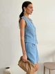Шорты женские ARTKNIT Shorts SH2024 M Голубые (4823093460713) - изображение 6