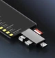 Кардридер перехідник 7 в 1 type C/USB micro USB/TF/SD/USB-флеш сірий - зображення 3
