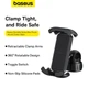 Держатель для телефона на руль велосипеда Baseus QuickGo Series Bike Phone Mount черный (C40561500113-00) - изображение 2