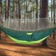 Туристический подвесной гамак с москитной сеткой Hammock &nbsp;270x140 см Зеленый Гамак для отдыха с защитой от насекомых - изображение 2