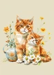 Листівка Cardsforsoul до Дня матері з котиками 10,5 Х 14,8 см - изображение 1