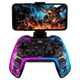 Бездротовий Геймпад Джойстик Ігровий Контролер iPega Bluetooth PG-9238 RGB для Смартфонів/Консолей/ПК Android iOS PC/PS/Switch Turbo Чорний - зображення 1