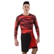 Шорты для смешанных единоборств MMA Domino 210-5 размер L (170-175см) Black-Red - изображение 7