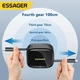 Кабель Essager Type-C to Type-C + Набор переходников коннекторов Multifunctional Retractable Cable Organizer Box Black (ECJHZ-JC01-P) - изображение 7