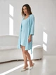 Халат женский большого размера BARWA garments 0317 XL Светло-голубой (2110003174993) - изображение 8
