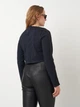 Топ женский NA-KD 1561-000112-0038 XL Темно-синий (7325941242047) - изображение 3