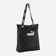 EKO torba na zakupy z nadrukiem Puma Core Base Shopper Czarna (4099685696369) - obraz 1