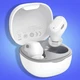 Беспроводные вакуумные наушники Baseus WMО1 Bluetooth блютуз в кейсе с микрофоном, Белые - изображение 1