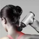 Массажный пистолет перкуссионный для тела Fascial Gun ручной для вибромассажа мышц, Синий - изображение 8