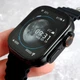 Розумний смарт-часи HW9 ULTRA Max 49 mm AMOLED екран з функцією дзвінка титанове золото з чорним ремінцем - зображення 3