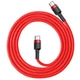 Кабель Baseus Cafule Type-C to Type-C PD 2.0 60 Вт 1м red (CATKLF-G09) - изображение 2