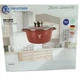Кастрюля Top Kitchen 28 см TK00053 с мраморным антипригарным покрытием, красный (TK00053) - изображение 5