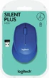 Беспроводная профессиональная мышь Logitech M330 Silent Plus (910-004910) синяя - изображение 5