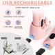 Фрезер для маникюра на аккумуляторе с насадками 18000 оборотов Nail Drill DM-150 портативный маникюрный фрезер 20W черный - изображение 9
