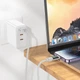 Дата кабель Hoco U126 Lantern 2.4A USB to Lightning (1.2m) Gray - зображення 4