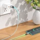 Дата кабель Hoco U112 Shine USB to Type-C 3A (1m) Gray - изображение 8