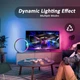 Настільна LED лампа RGB Intelligent circular atmosphere light Bluetooth USB with app Чорний - зображення 4
