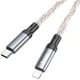 Дата кабель Hoco U112 Shine 20W Type-C to Lightning (1m) Gray - изображение 4