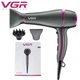 Фен для волос профессиональный VGR V 402 ART 7992 насадки с диффузором концентратом 2 скорости 3 температурных режима 2200W - изображение 2