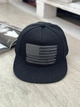 Кепка снепбек (Snapback) флаг Америки Черный 56-61р (9067) - изображение 3