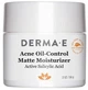 Матуючий крем від акне для контролю жирності шкіри - Derma E Anti-Acne Rebalancing Cream Active Salicylic Acid 56g (864203-7017) - изображение 1