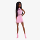 Кукла Барби коллекционная Темнокожая с афрокосичками Barbie Signature Looks Modern Y2K Fashion, Long Black Hair with Braids #21 (HRM13) - изображение 2