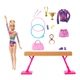 Игровой набор Кукла Барби Блондинка Тренировки по гимнастике Barbie You Сan Be Gymnastics Playset, Blonde (HRG52) - изображение 3