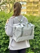 Сумка-рюкзак 2в1 для лоукост - 40*30*20 - сірий - изображение 1