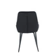 Стул кухонный Intarsio HUGO 51×56×82 см Черный - изображение 6