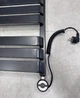 Электрический тен для полотенцесушителя Terma MOA 600W Black з кабелем в розетку WEMOA06T905U - изображение 4
