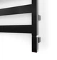 Тен для полотенцесушителя Terma ONE 30x30 с регулятором, 800 Вт, цвет Black mat (скрытый монтаж кабеля) - изображение 1