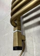 Тен для полотенцесушителя Terma ONE 30x30 с регулятором, 400 Вт, цвет Brushed Brass (скрытый монтаж кабеля) - изображение 6