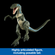 Figurka Jurassic World Hammond Collection Velociraptor Blue (HTV62) - obraz 3