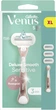 Станок для бритья женский (Бритва) Venus Extra Smooth Sensitive RoseGold с 3 сменными картриджами (7702018609994) - изображение 2