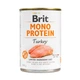 Влажный корм Brit Mono Protein Turkey для собак, с индейкой, 400 г - изображение 1